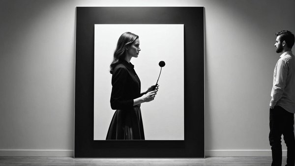 Découverte des tableaux art moderne en noir et blanc
